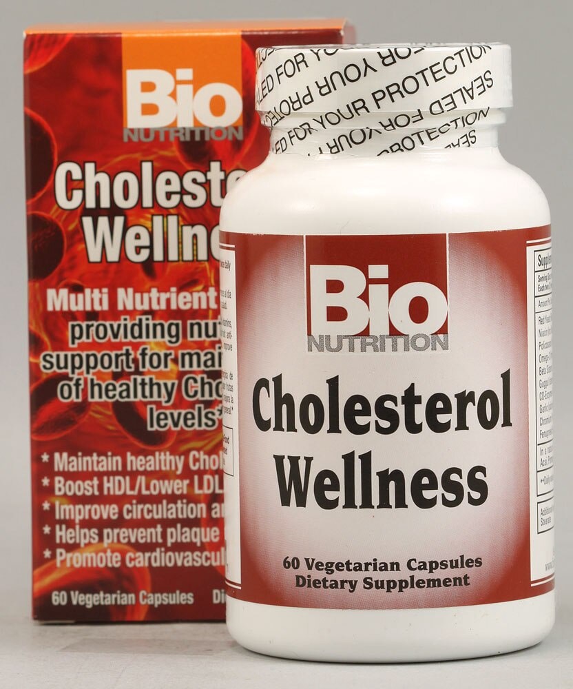 slide 1 of 5, Bio Nutrition Cholesterol Wellness 60 ea, 60 ct