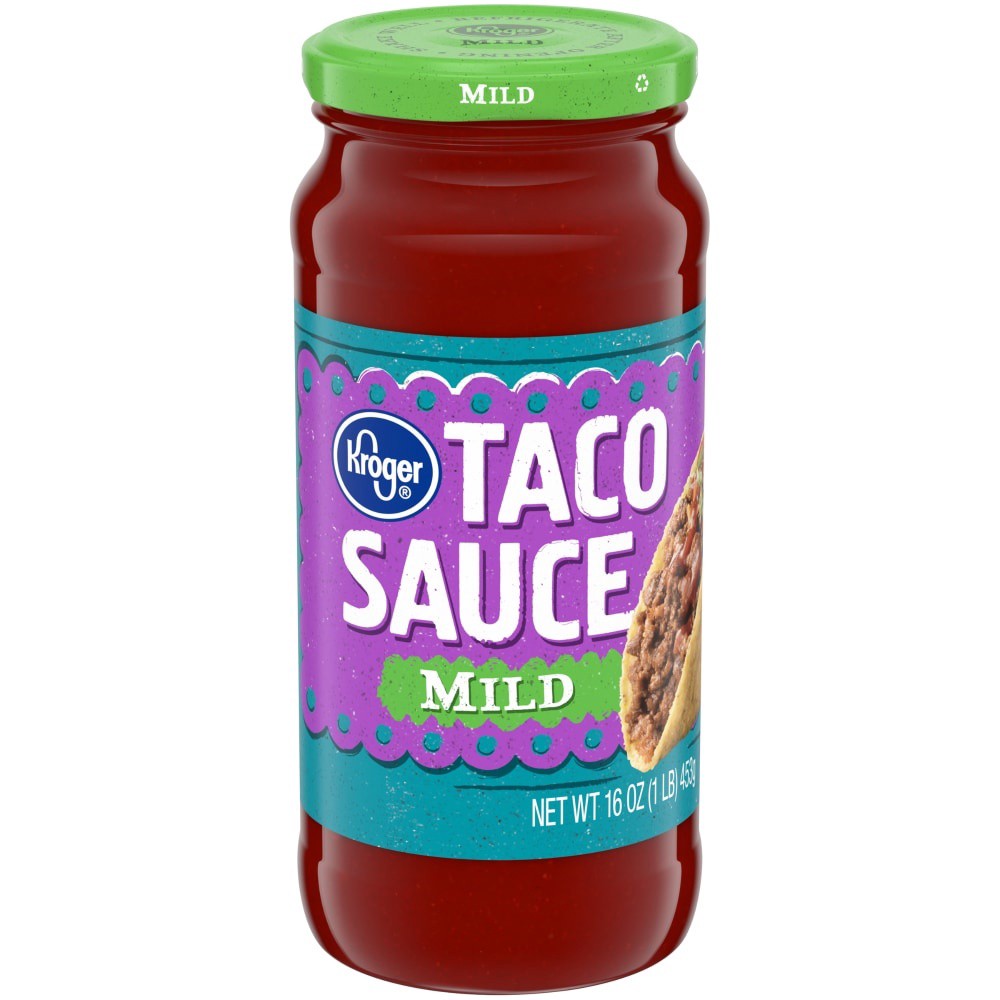 slide 4 of 4, Kroger Mild Taco Sauce, 16 oz