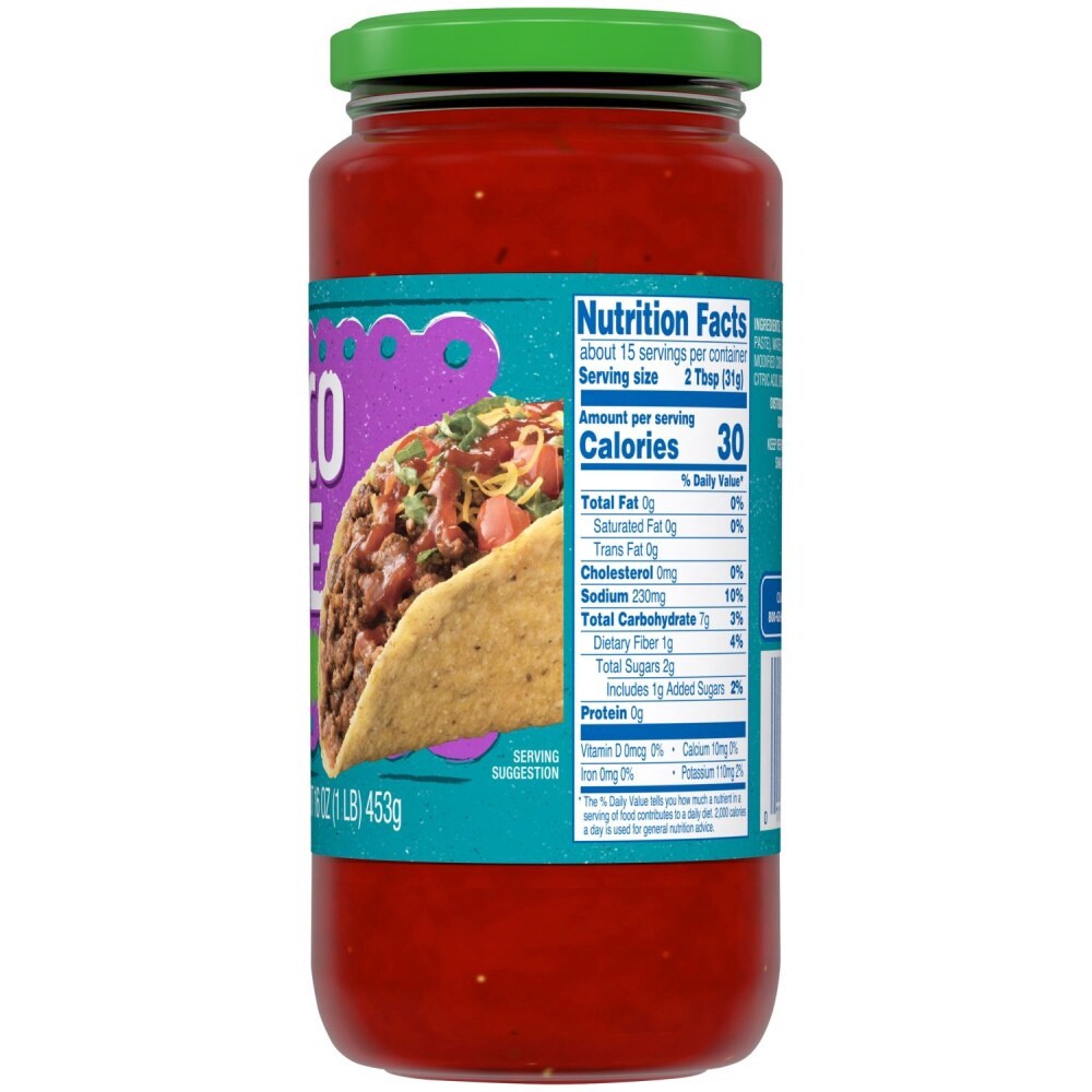 slide 1 of 4, Kroger Mild Taco Sauce, 16 oz