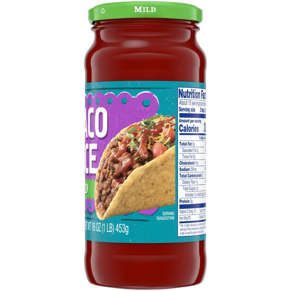 slide 3 of 4, Kroger Mild Taco Sauce, 16 oz