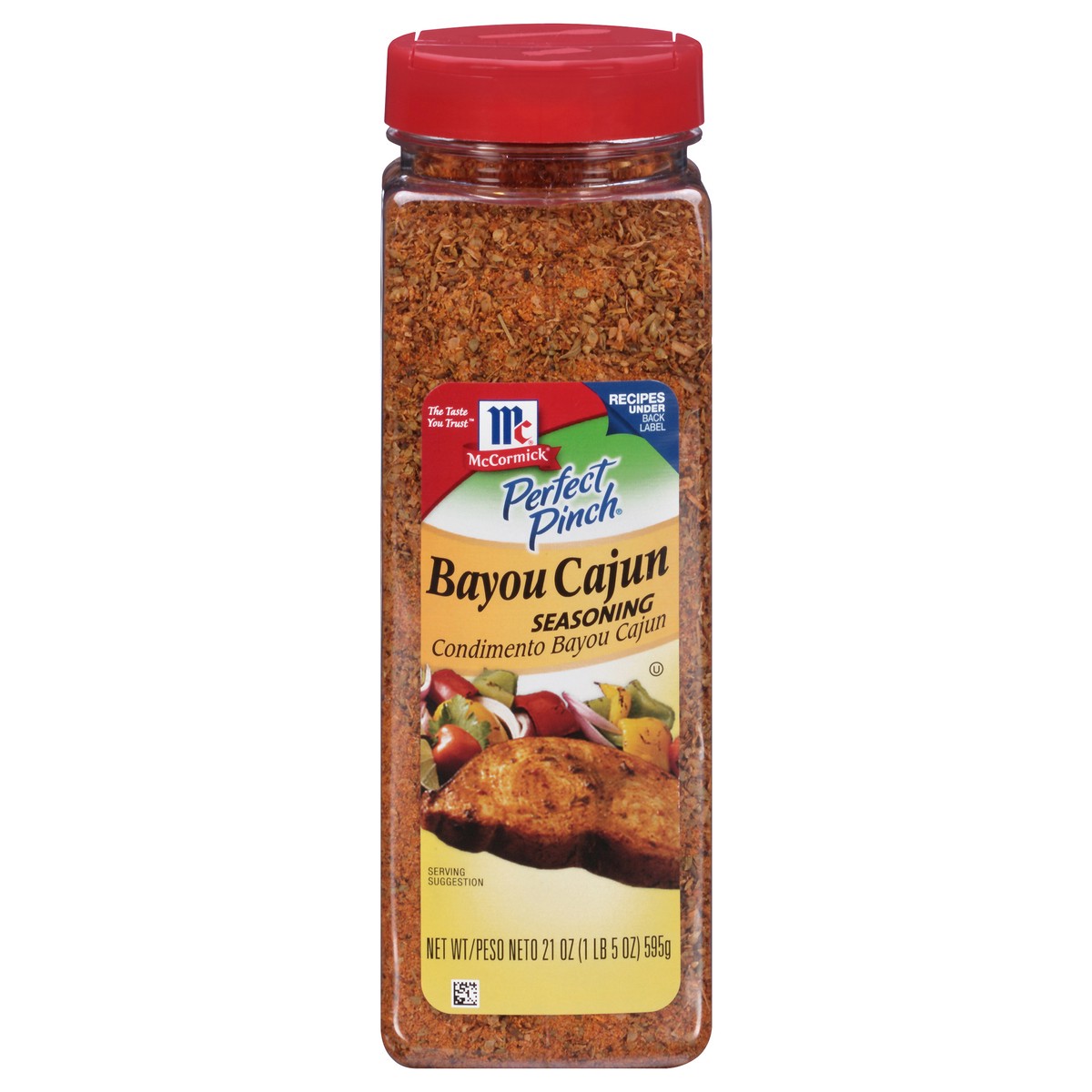 slide 8 of 14, McCormick Perfect Pinch Bayou Cajun Seasoning, 21 oz, 21 oz