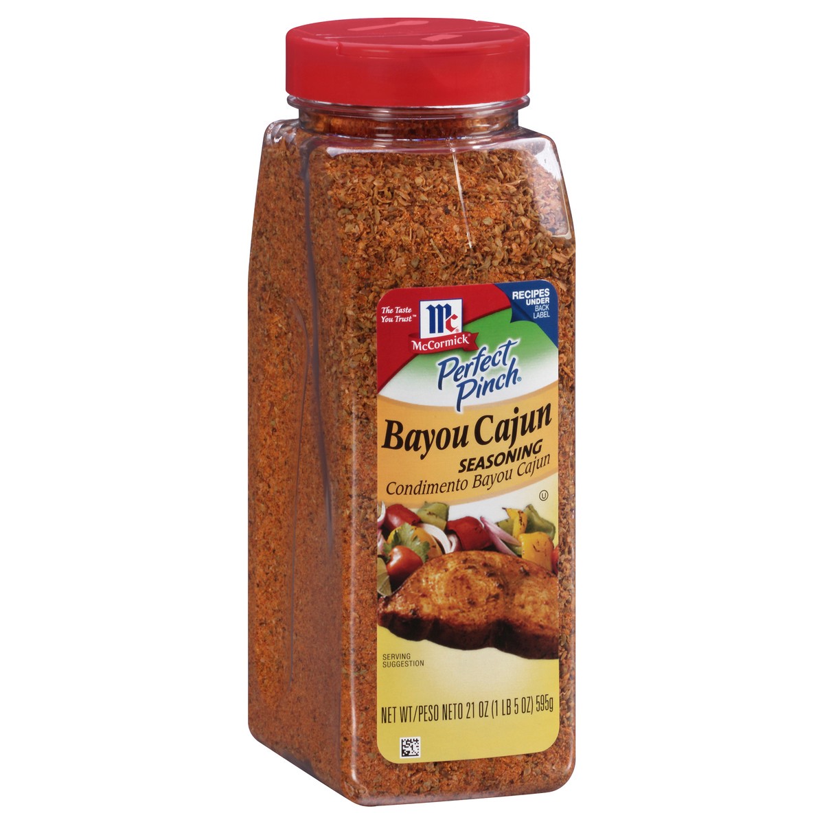 slide 9 of 14, McCormick Perfect Pinch Bayou Cajun Seasoning, 21 oz, 21 oz