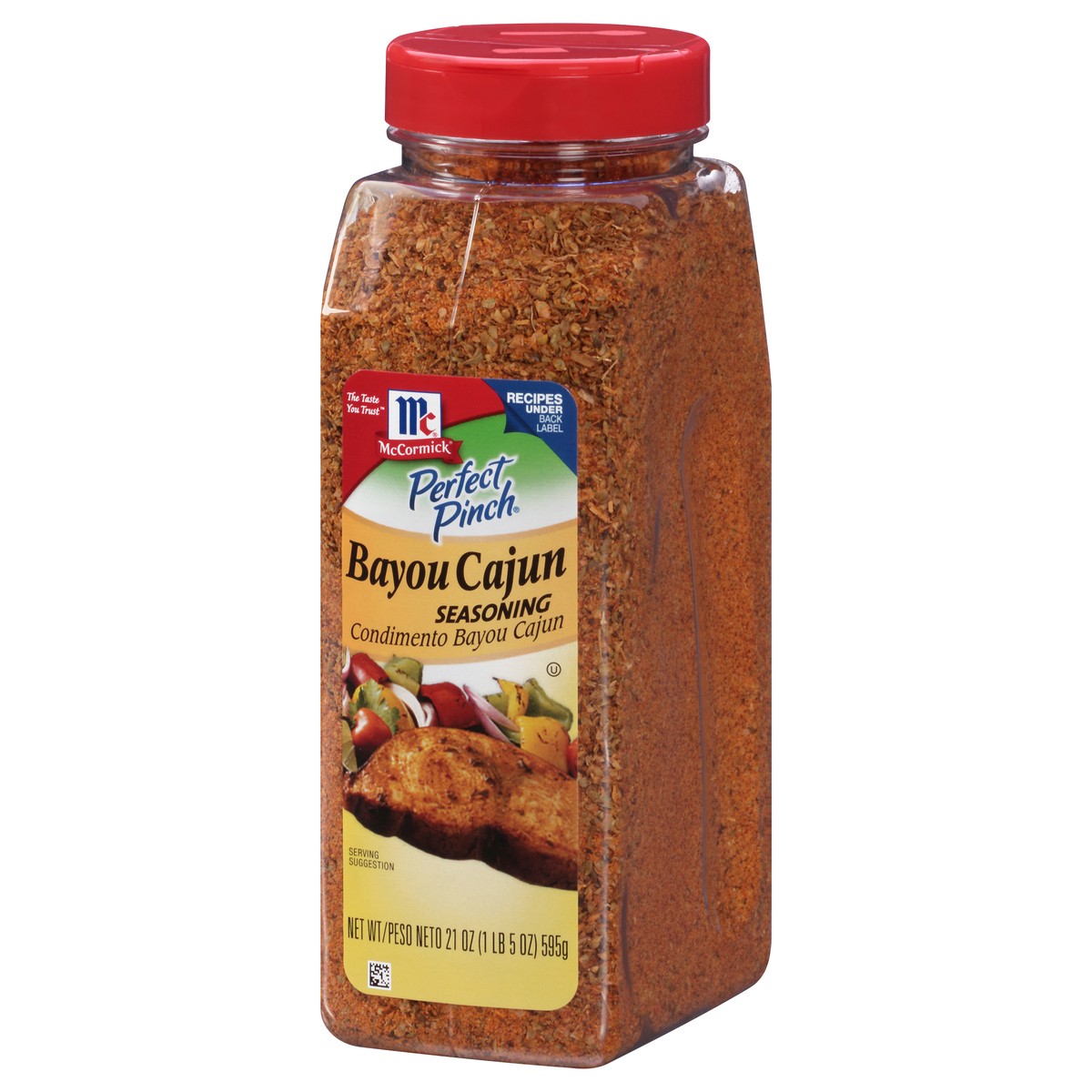 slide 6 of 14, McCormick Perfect Pinch Bayou Cajun Seasoning, 21 oz, 21 oz