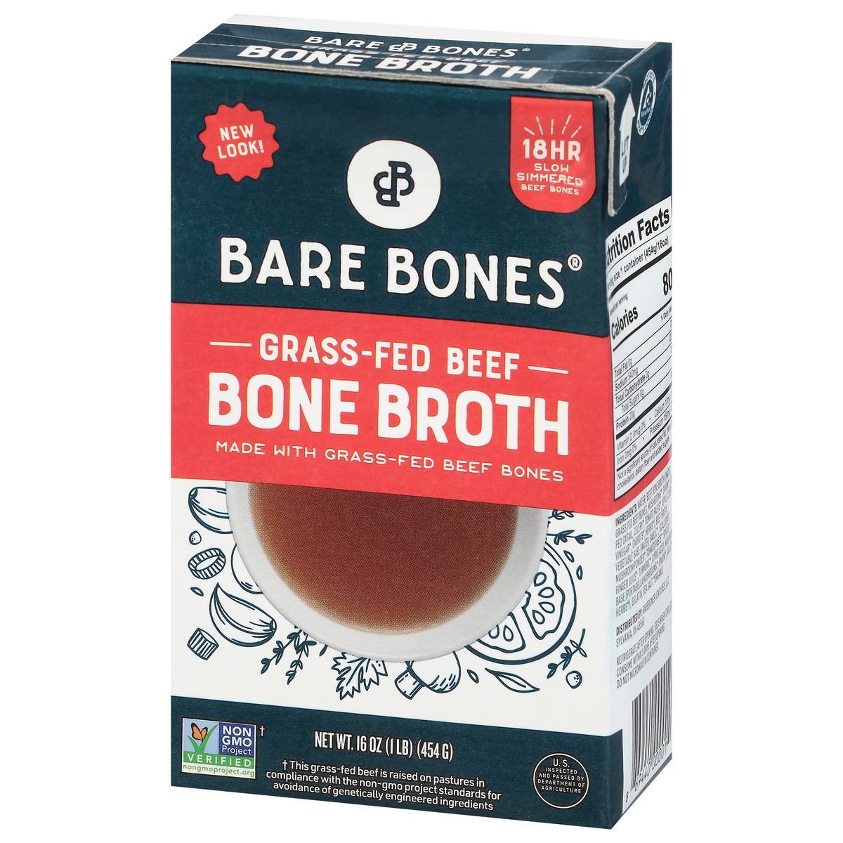 slide 4 of 9, Bare Bones Bone Broth Classic Beef - 16 Oz, 16 oz