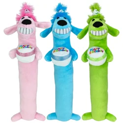 MultiPet 12" Loofa Birthday Clip Strip Dog Toy