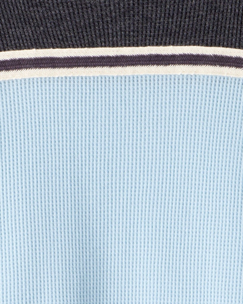 slide 2 of 3, Carter's Carters Boys Colorblock Thermal Long-Sleeve Tee - Blue/Grey Blue 8, 1 ct