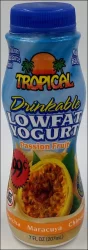 Tropical Passion Fruit Drinkable Yogurt