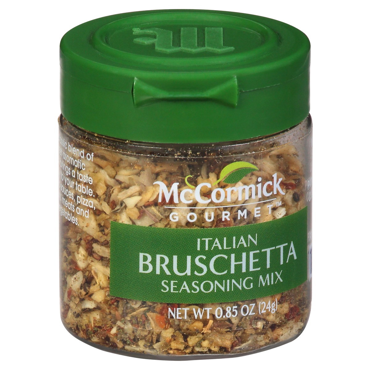 slide 3 of 9, Mccormick Gourmet Italian Bruschetta Seasoning Mix Jar, 0.85 oz