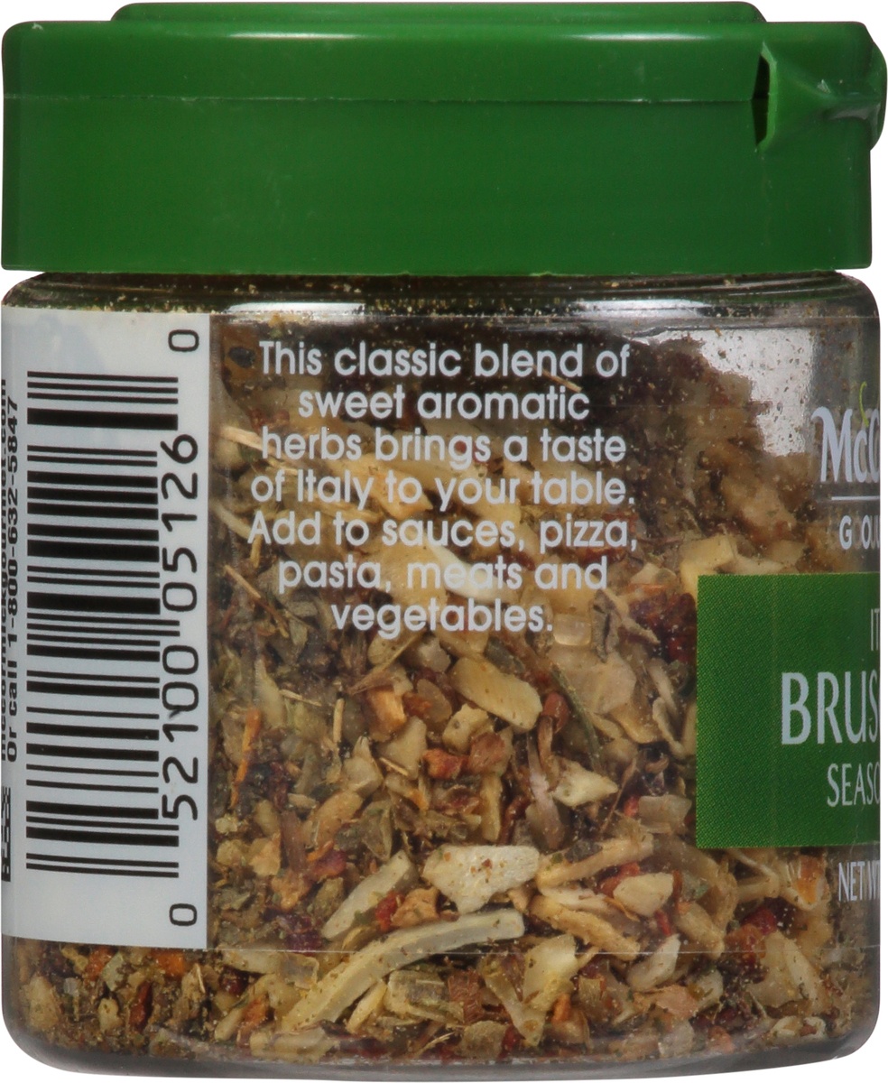 slide 9 of 9, Mccormick Gourmet Italian Bruschetta Seasoning Mix Jar, 0.85 oz