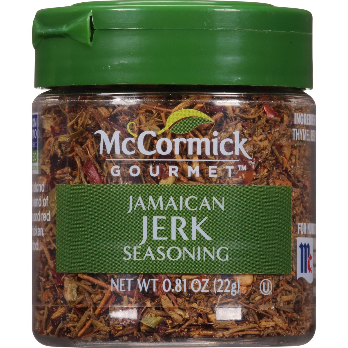 slide 2 of 7, McCormick Gourmet Jamaican Jerk Seasoning, 0.81 oz, 0.81 oz