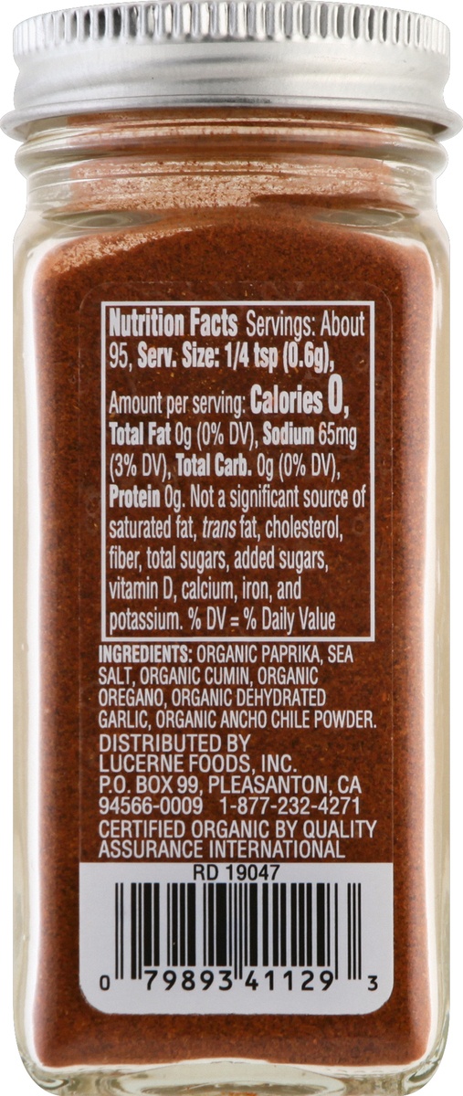 slide 6 of 7, O Organics Organic Chili Powder, 