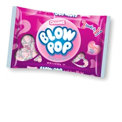Blow Pop Bubble Gum Filled Cherry Pops 11.5 oz
