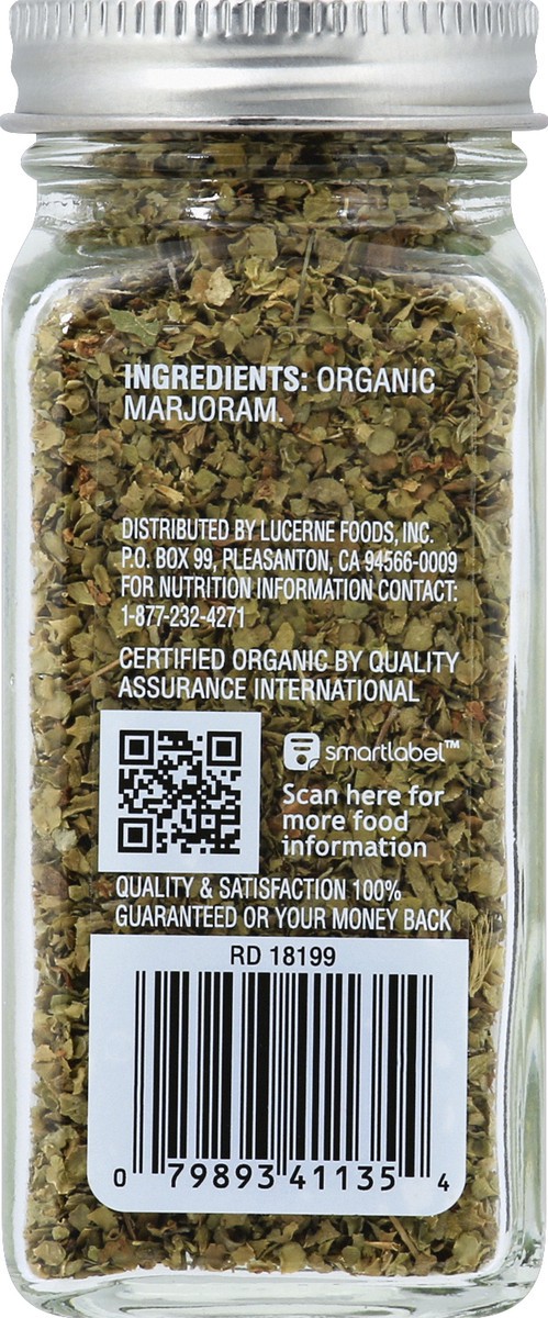 slide 2 of 7, O Organics Organic Marjoram Leaves, 0.4 oz