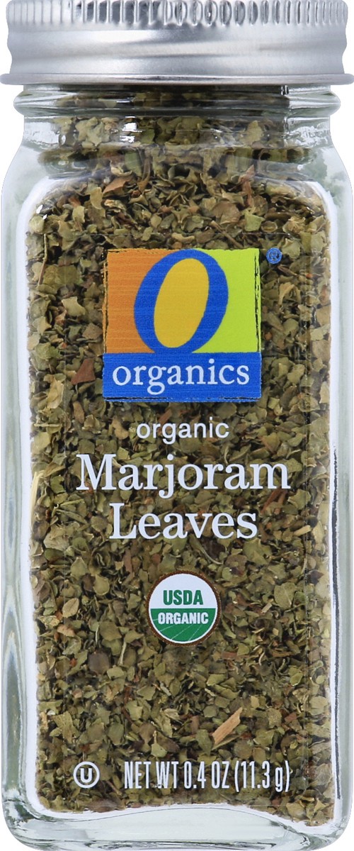 slide 4 of 7, O Organics Organic Marjoram Leaves, 0.4 oz