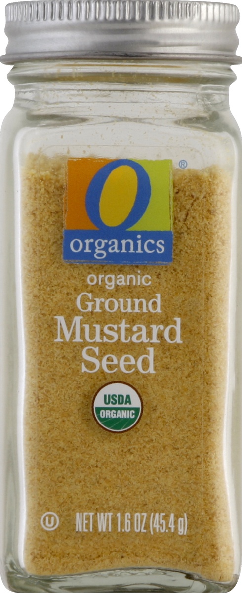 slide 2 of 2, O Organics Organic Seed Ground Mustard, 1.6 oz