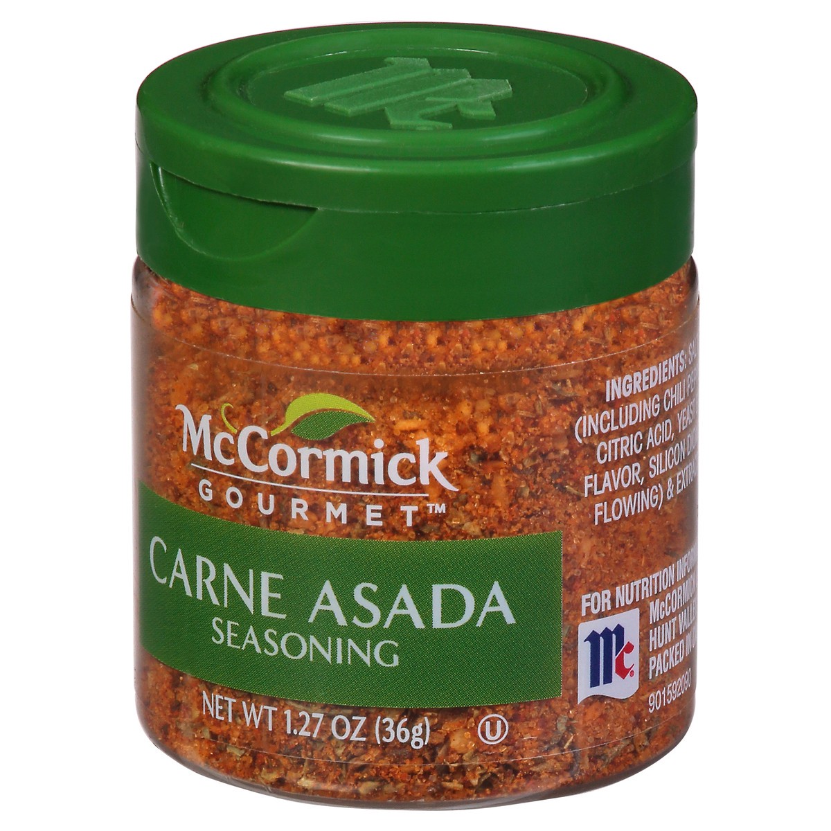 slide 4 of 9, McCormick Gourmet Carne Asada Seasoning, 1.27 oz, 1.27 oz