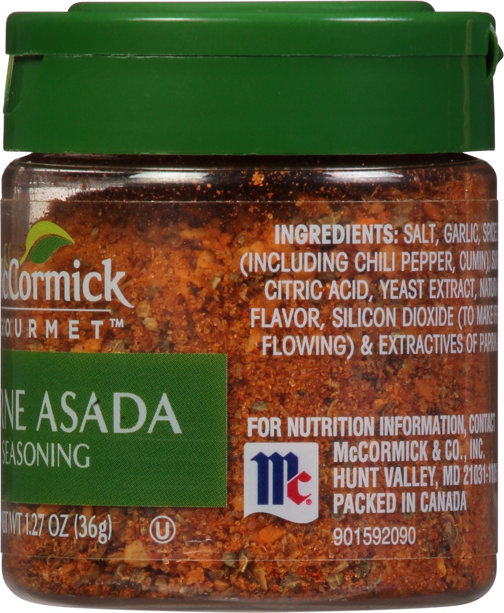 slide 7 of 9, McCormick Gourmet Carne Asada Seasoning, 1.27 oz, 1.27 oz