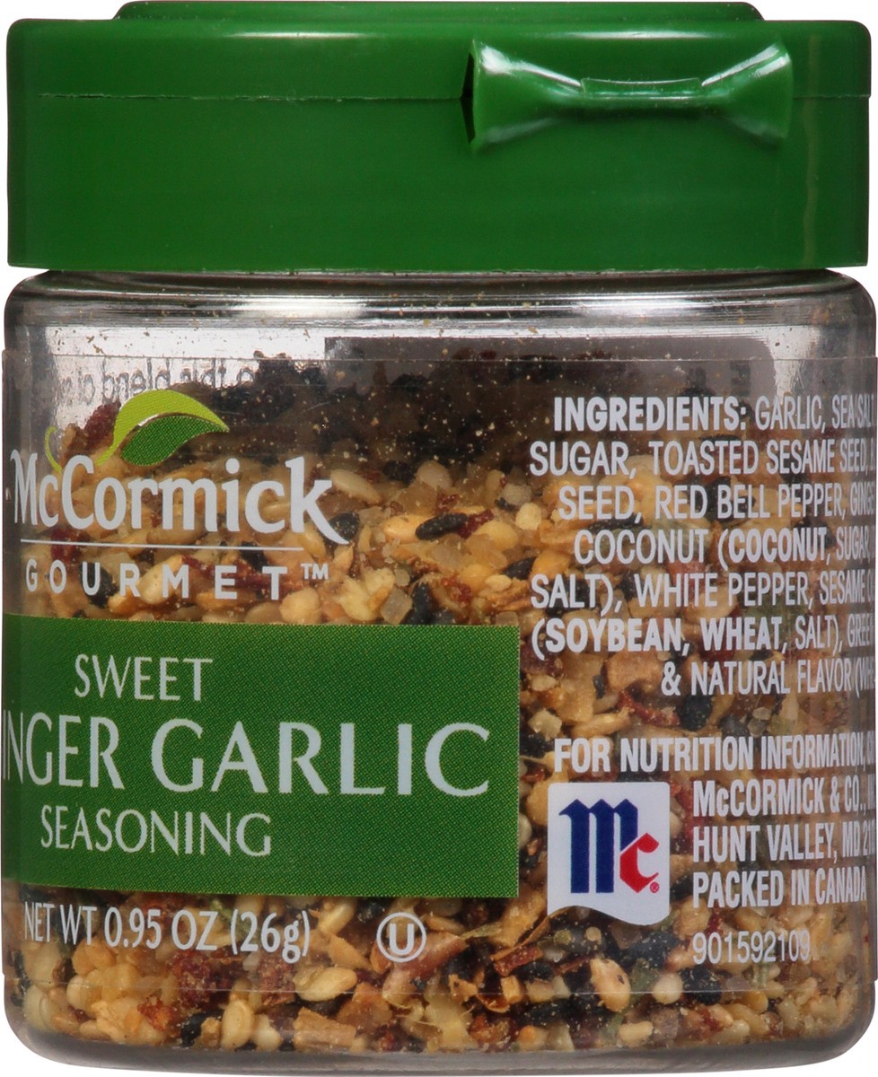 slide 8 of 9, McCormick Gourmet Sweet Ginger Garlic Seasoning, 0.95 oz, 0.95 oz