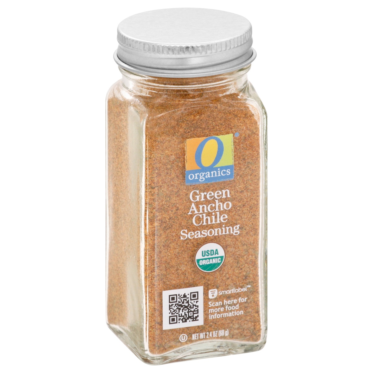 slide 1 of 1, O Orgnc Seasoning Green Ancho Chile, 2.4 oz