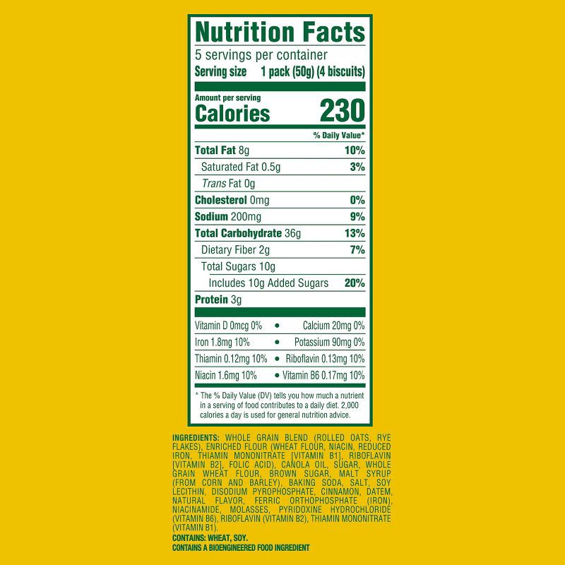 slide 4 of 19, BelVita Cinnamon Brown Sugar Breakfast Biscuits - 8.8oz/5pk, 5 ct; 8.8 oz