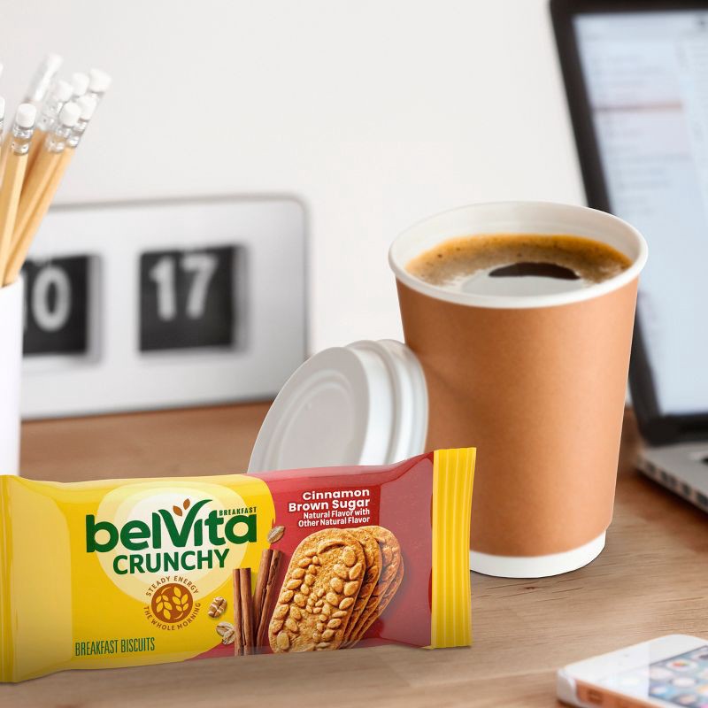 slide 8 of 14, BelVita Cinnamon Brown Sugar Breakfast Biscuits - 8.8oz/5pk, 5 ct; 8.8 oz