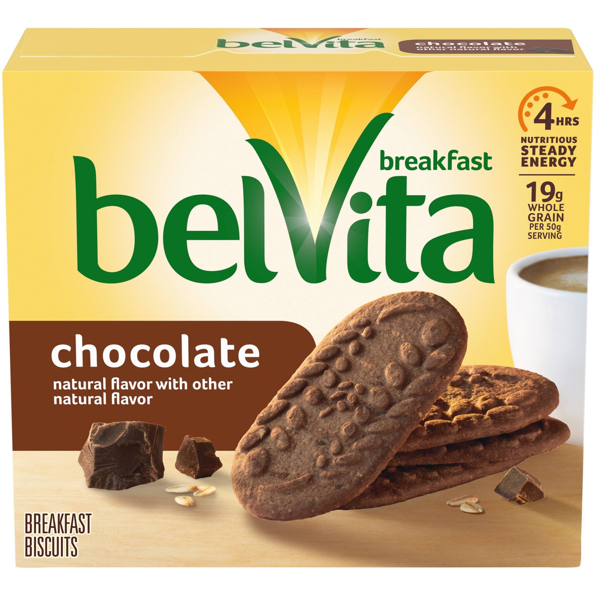 slide 1 of 19, BelVita Chocolate Breakfast Biscuits - 8.8oz/5pk, 5 ct; 8.8 oz