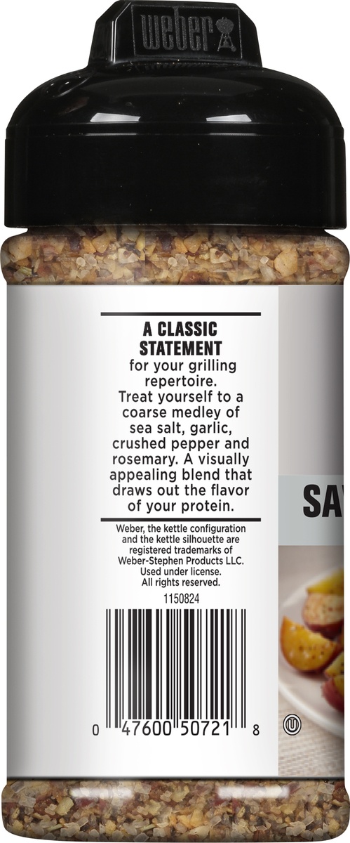 slide 3 of 5, Weber Savory Steakhouse Seasoning, 6.1 oz