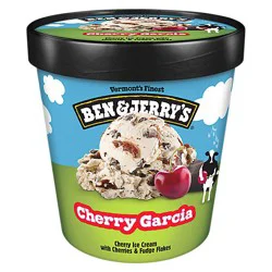 Ben & Jerry's Cherry Garcia Ice Cream - 16 Oz