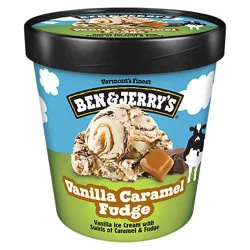 Ben & Jerry's Vanilla Caramel Fudge Ice Cream - 16 Oz