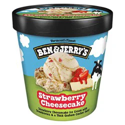 Ben & Jerry's Strawberry Cheesecake Ice Cream - 16 Oz