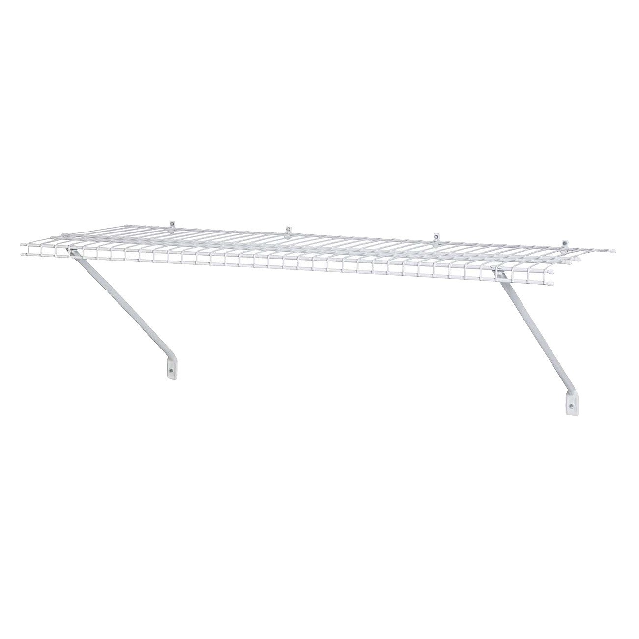 slide 1 of 3, ClosetMaid 36" Wall-Mounted Wire Utility Shelf - White, 1 ct