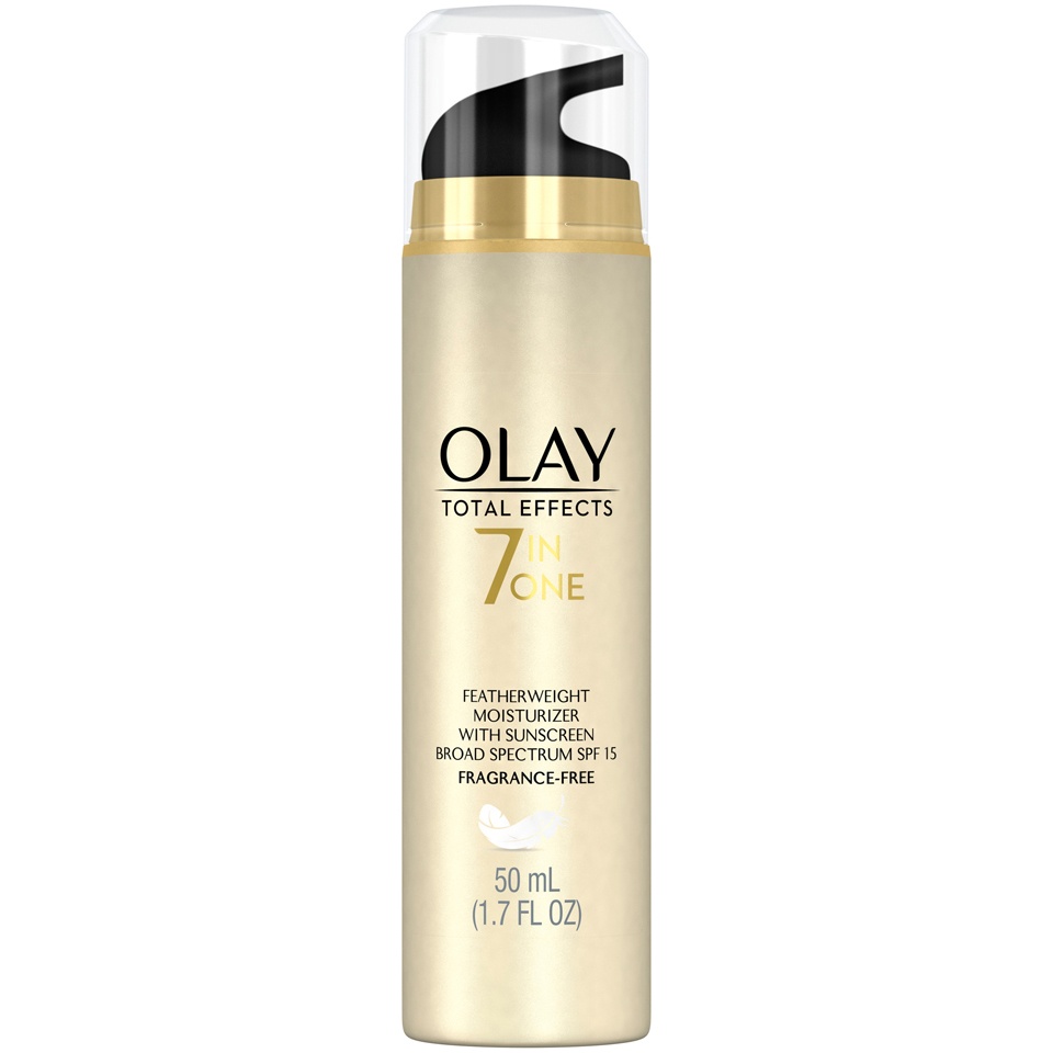 slide 2 of 2, Olay Total Effects Fragrance Free Featherweight Moisturizer With SPF 15, 1.7 fl oz