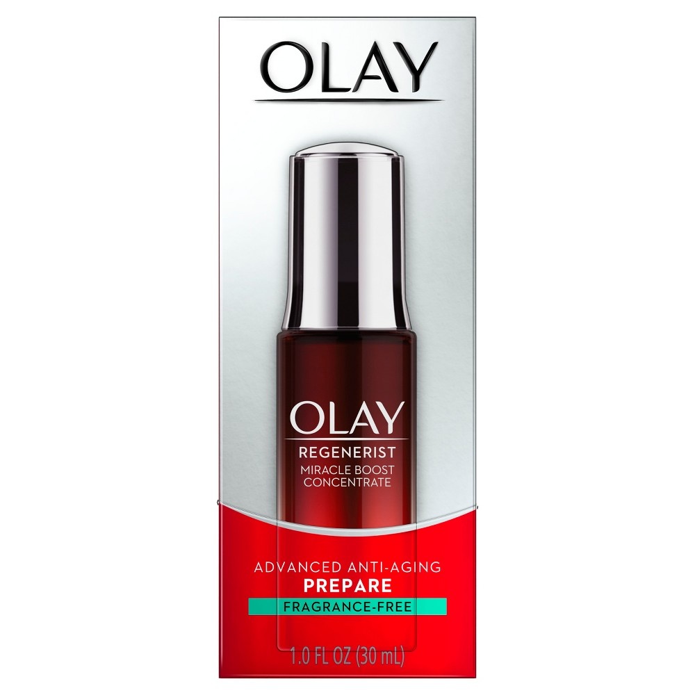 slide 5 of 5, Olay Regenerist Miracle Boost Concentrate, Face Booster, 1 oz