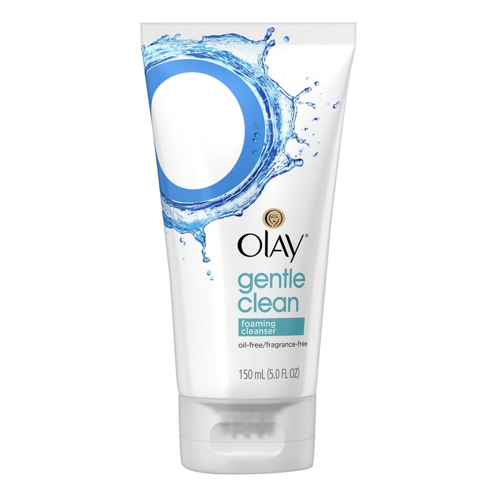 slide 2 of 5, Olay Gentle Clean Foaming Face Cleanser for Sensitive Skin, 5 fl oz