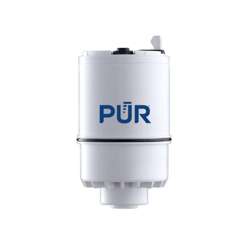 slide 3 of 11, PUR Filtration PUR Faucet Vertical Mount Water Filtration System Black: Best Faucet Water Purifier, Easy Installation, Filters Mercury & Lead, 1 ct