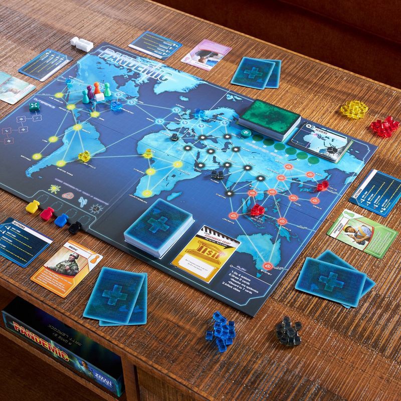 slide 5 of 9, Asmodee Pandemic Board Game, 1 ct