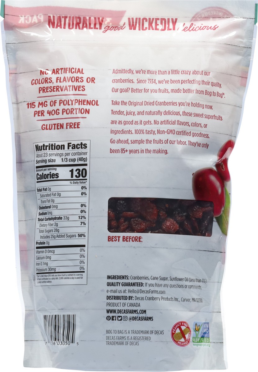 slide 8 of 13, Decas Farms Value Pack Premium Original Dried Cranberries 32 oz, 32 oz