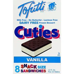 Tofutti Vanilla Ice Cream Sandwiches - 12 Fl. Oz.