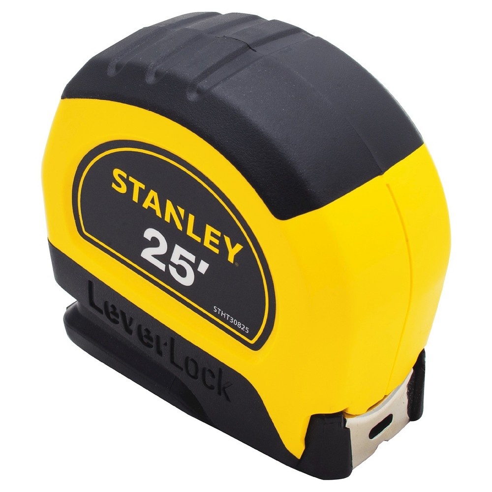 slide 2 of 4, Stanley 25' Leverlock Tape Measure - STHT30825, 1 ct