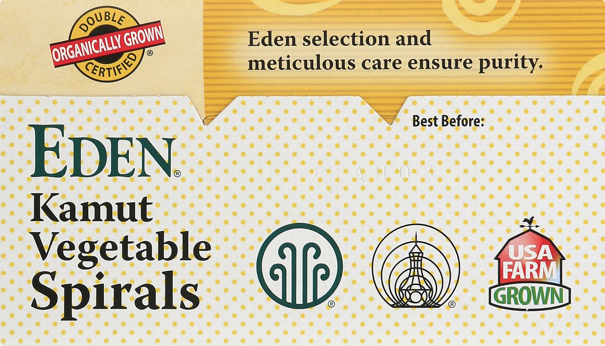 slide 9 of 9, Eden Foods Organic Vegetable Spirals Pasta 12 oz, 12 oz