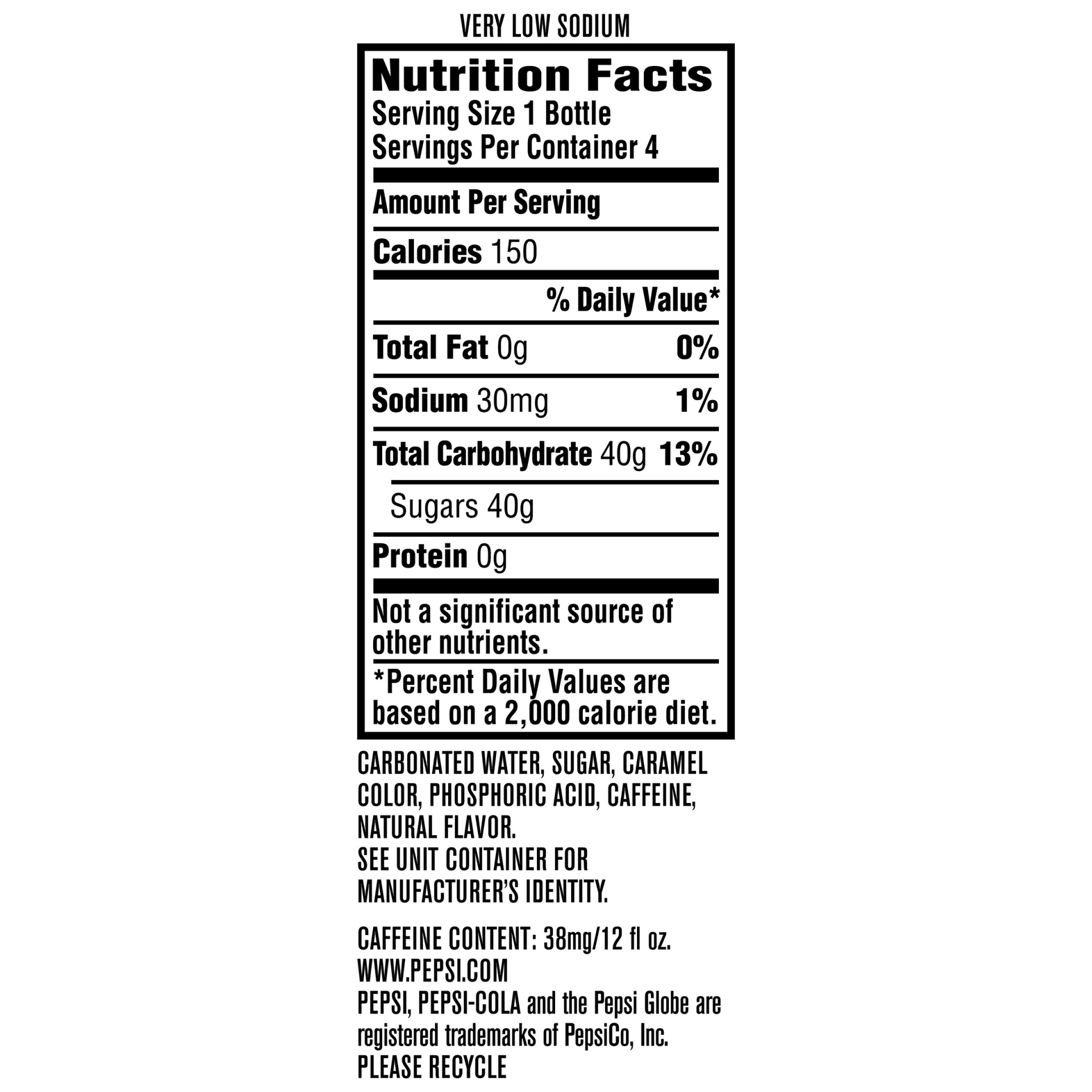 slide 4 of 4, Pepsi Cola, 4 ct; 12 fl oz