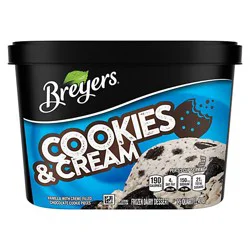 Breyers Cookies And Cream Frozen Dairy Dessert - 48 Oz