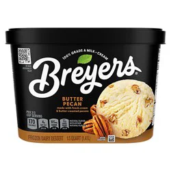 Breyers Butter Pecan Frozen Dairy Dessert - 48 Oz