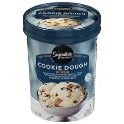 Signature Select Chocolate Chip Cookie Dough Ice Cream - 1.50 Quart