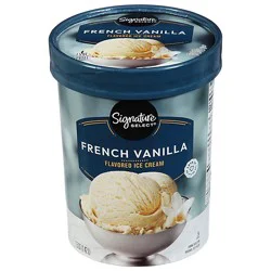 Signature Select French Vanilla Ice Cream - 1.50 Quart
