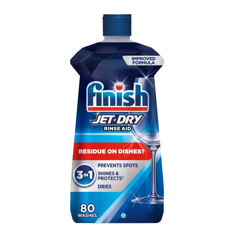 slide 1 of 10, Finish Jet-Dry Rinse Aid, Dishwasher Rinse & Drying Agent - 8.45 fl oz, 8.45 fl oz