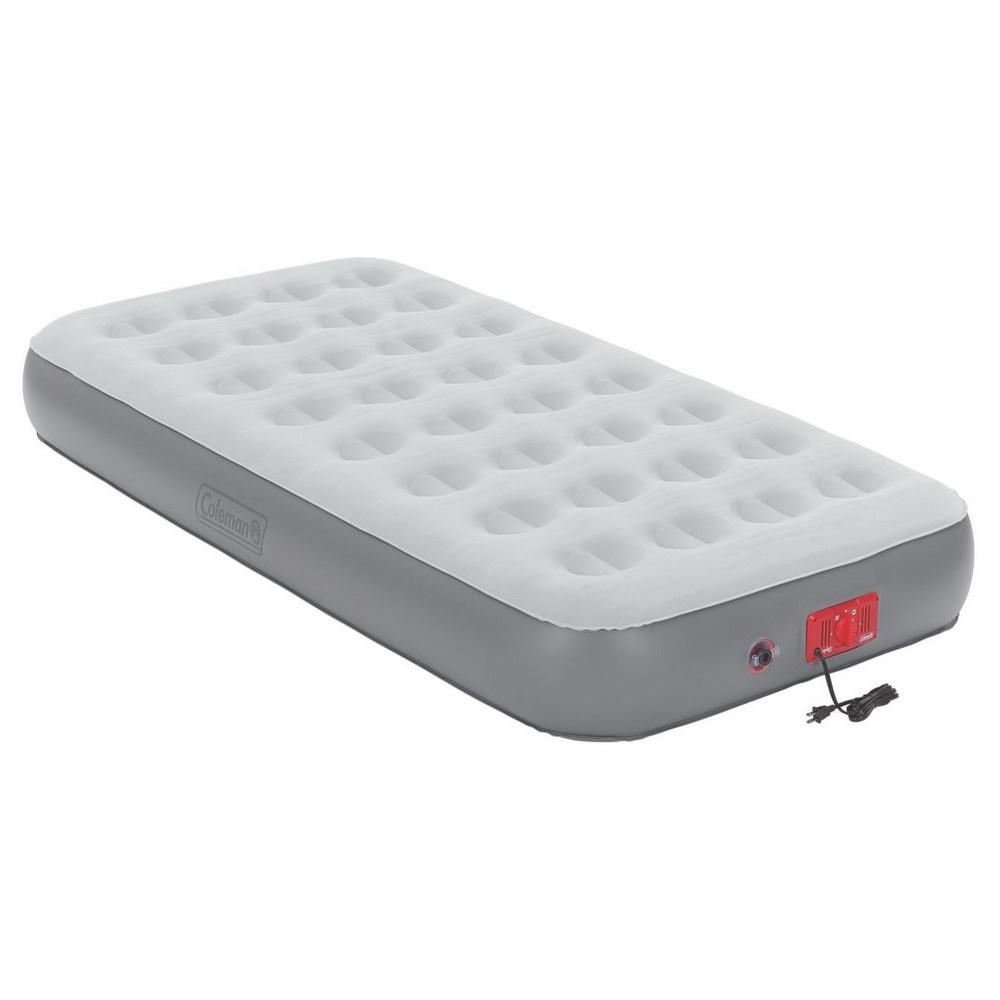 slide 2 of 5, Coleman QuickBed Extra High Airbed With Built-In-Pump Twin - Gray, 1 ct