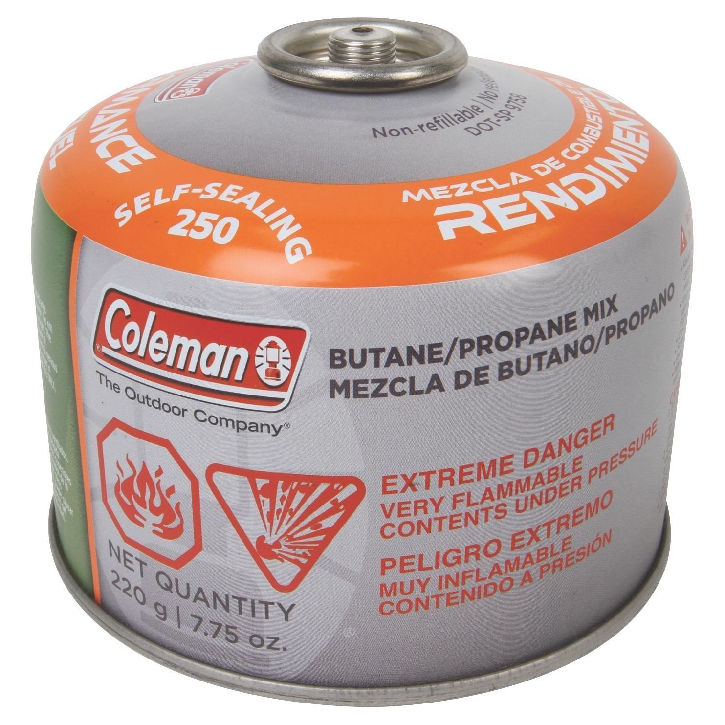 slide 1 of 1, Coleman Butane/Propane Mix Liquid Fuel, 7.75 oz