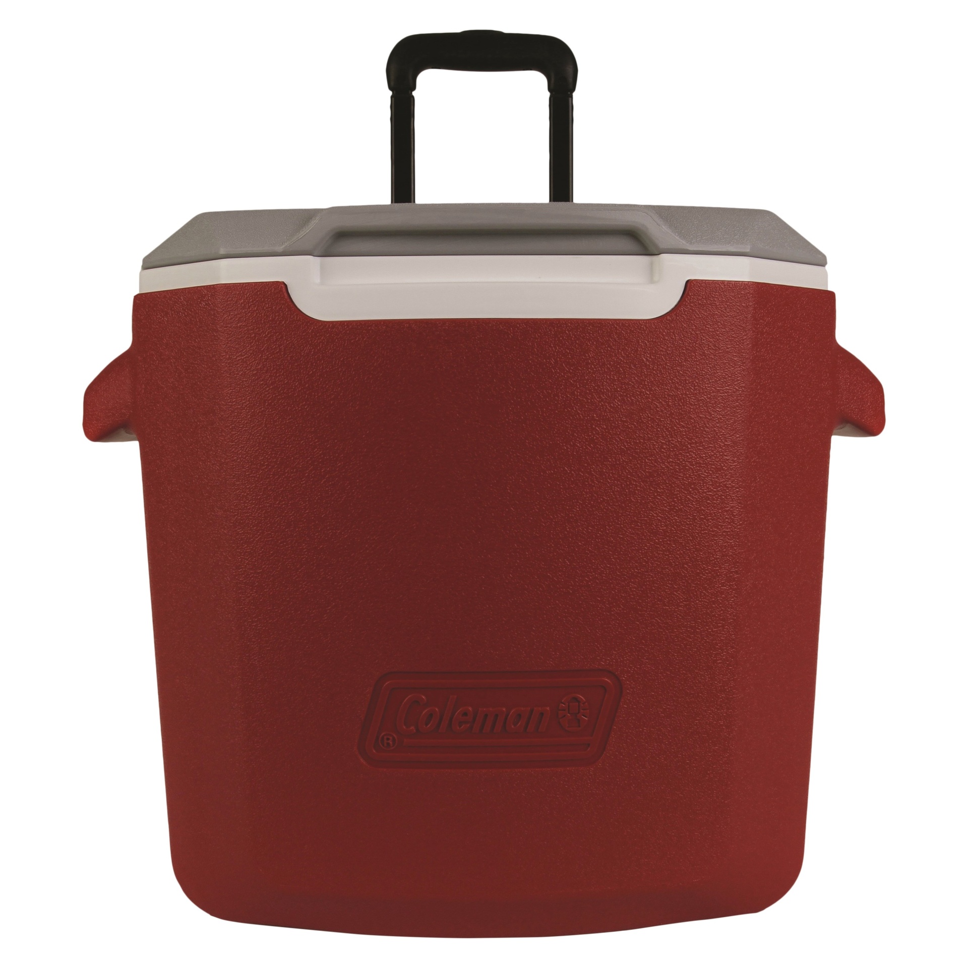 slide 1 of 3, Coleman C-Tec Performance Wheeled Cooler - Red, 28 qt