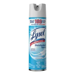 Lysol Crisp Linen Disinfectant Aerosol Spray - 19oz